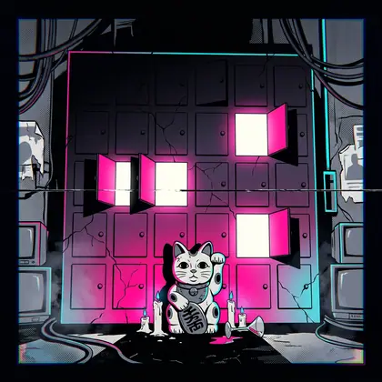 tile maneki neko death cult