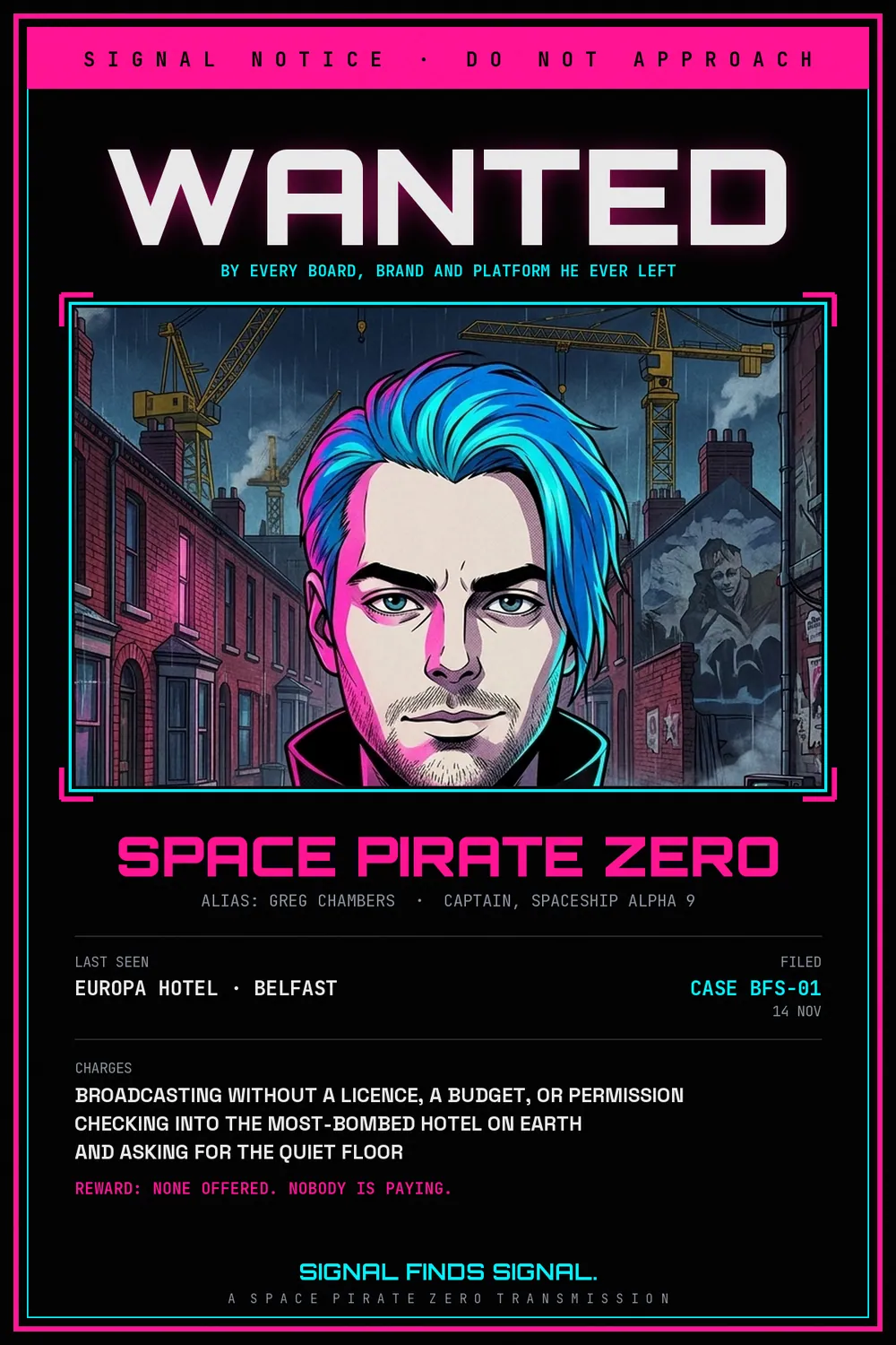Wanted notice — Belfast