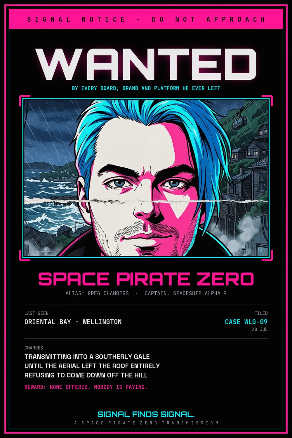 Wanted notice — Wellington